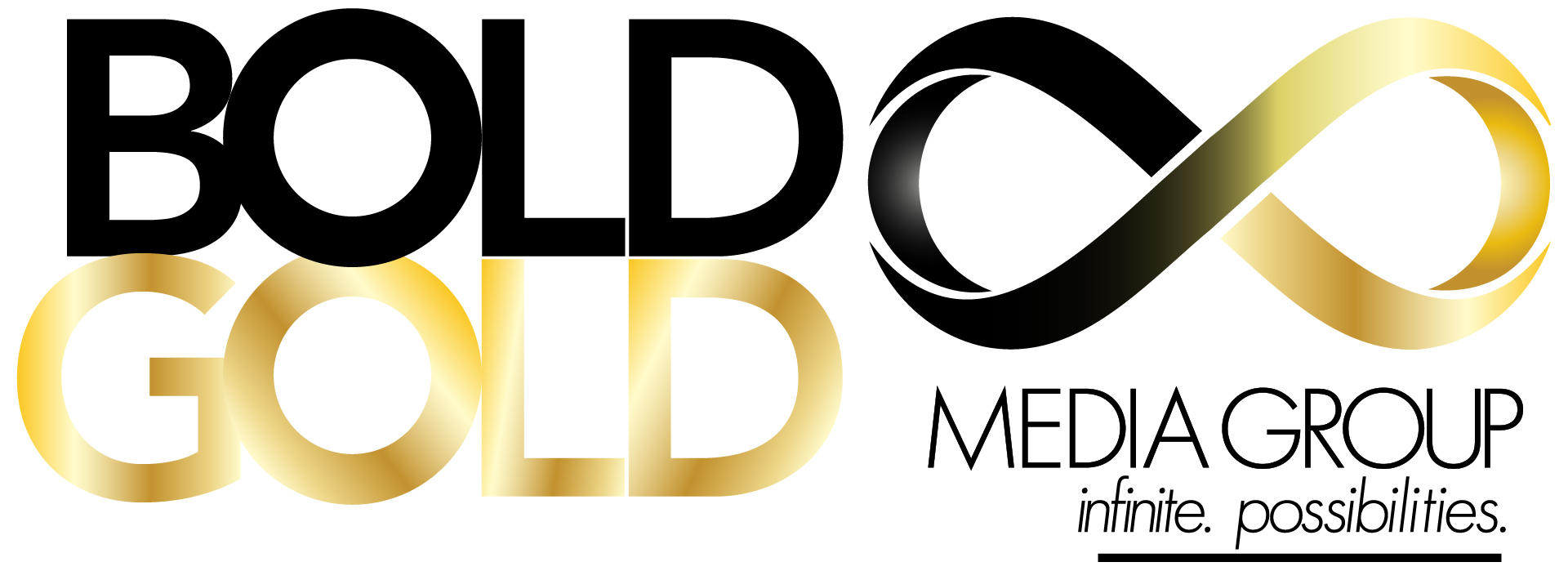 BoldGoldMediaGroup Logo White